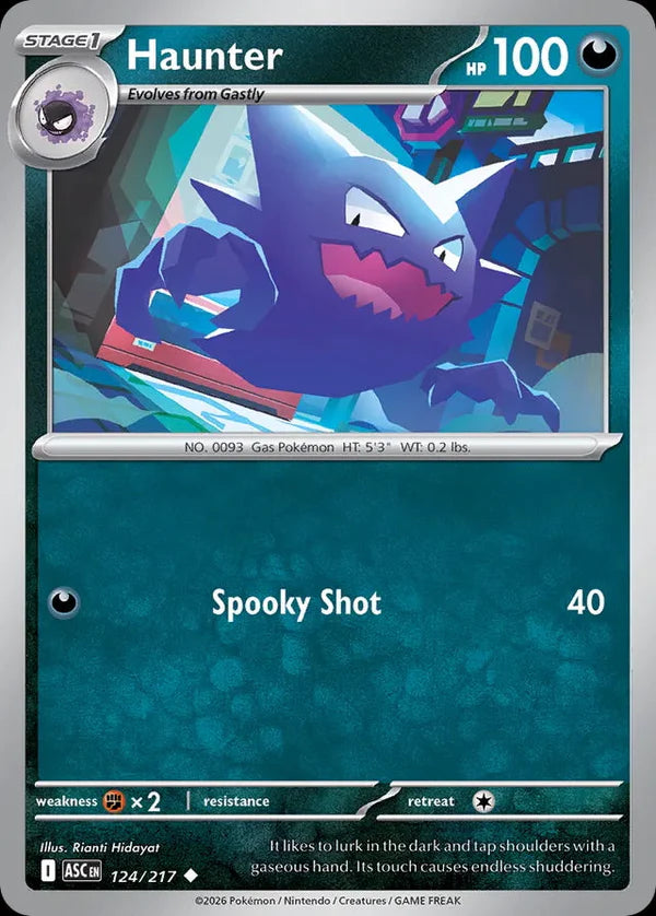 Ascended Heroes Haunter #124/217