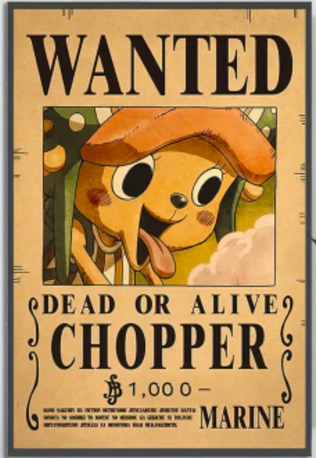 WANTED poster Chopper