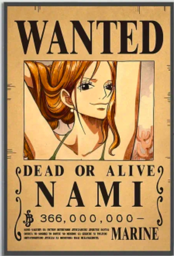 WANTED poster Nami