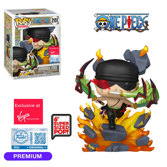 Pop! 2151 Premium Roronoa Zoro (King of Hell) Virgin Exclusive