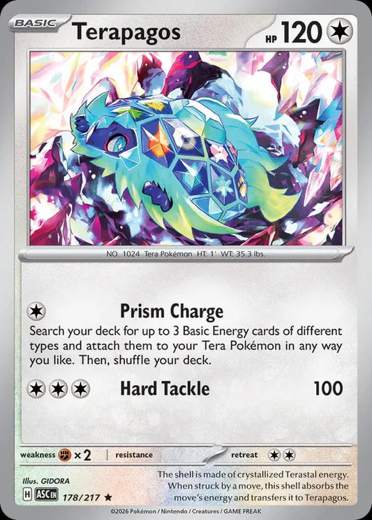 Ascended Heroes Holo Terapagos #178/217