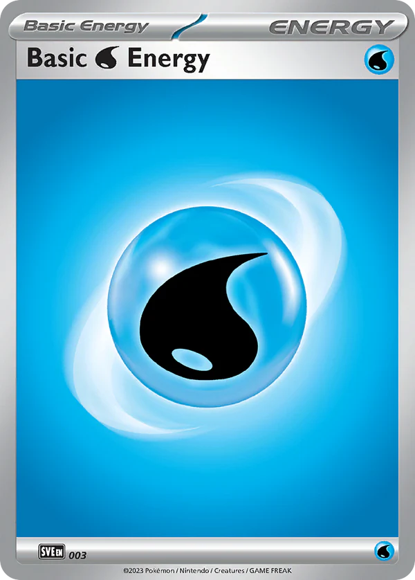 Scarlet & Violet Basic Water Energy #3