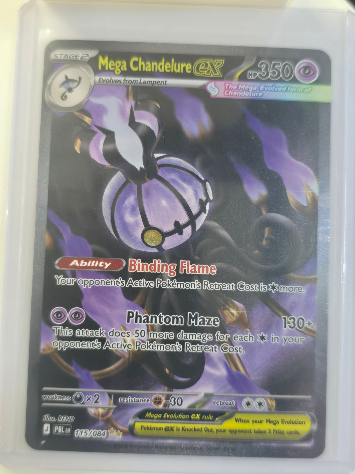 Mega Chandelure EX 115 084
