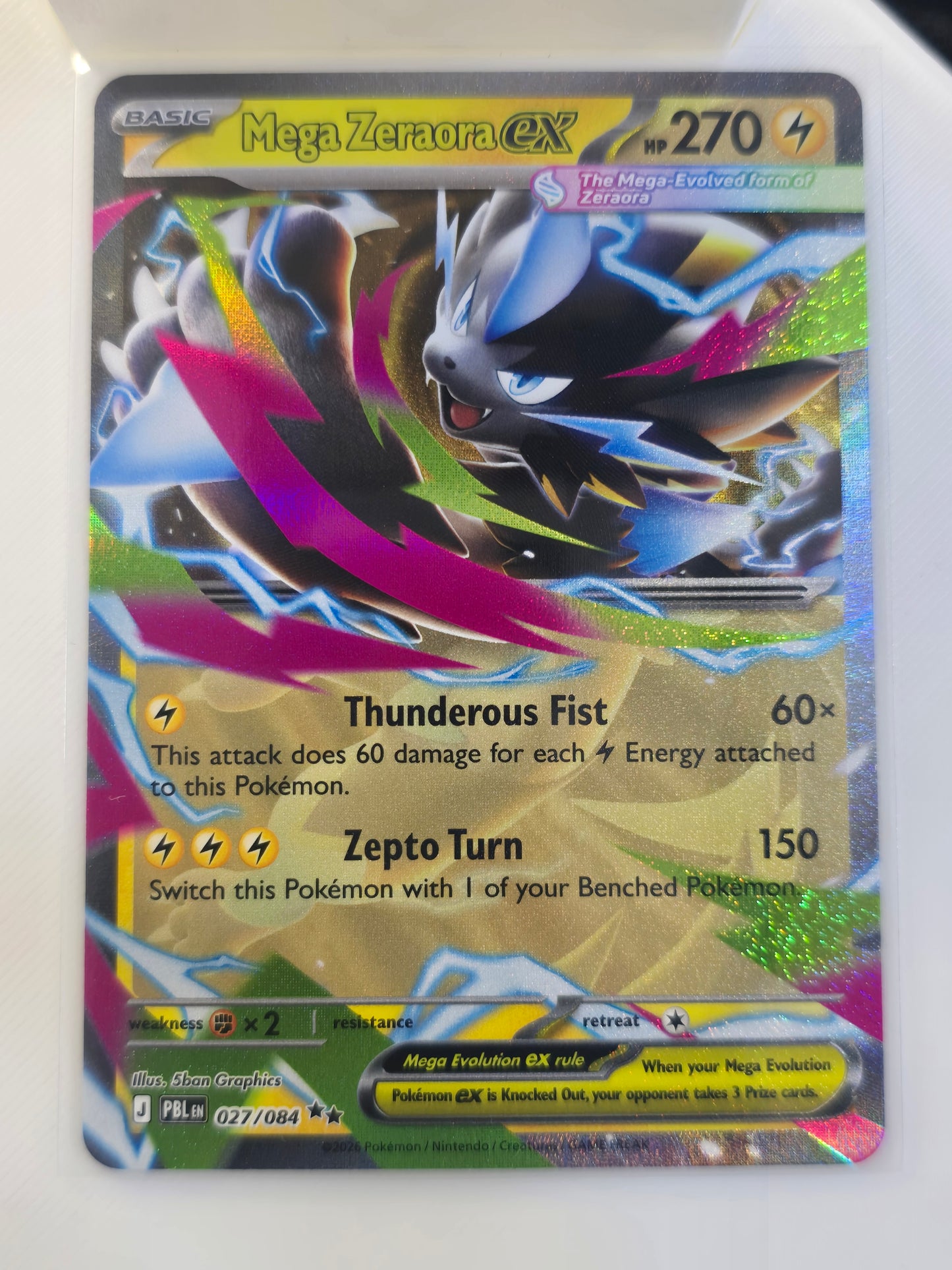 Mega Zeraora EX