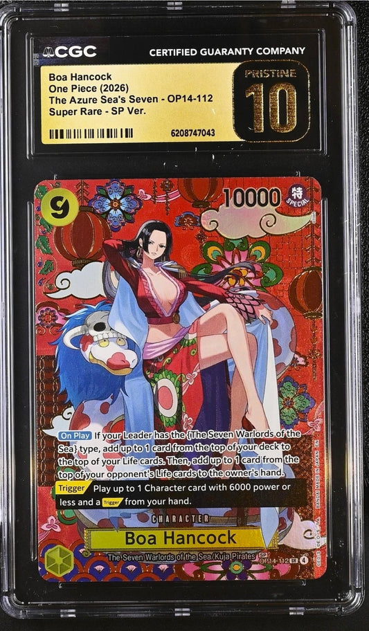 Japanese Boa Hancock OP14-112 Sp Ver. CGC 10 Pristine