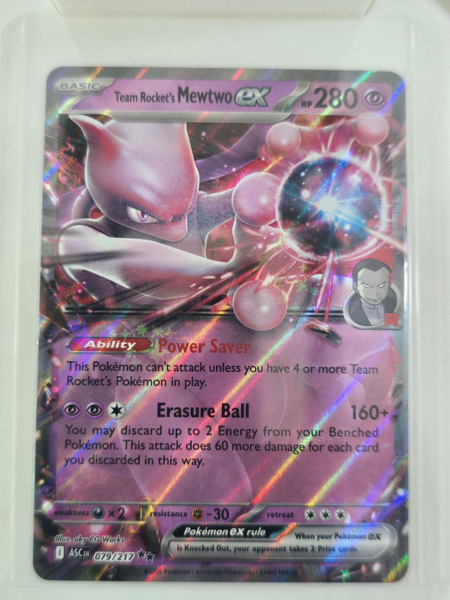 Team Rockets Mewtwo EX 079 217