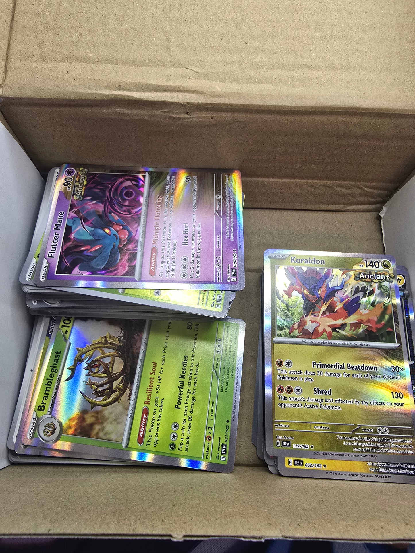 Bulk over 150+ cards English