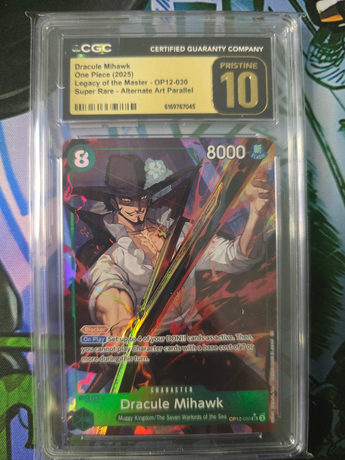 Dracule Mihawk  Pristine10 OP12 030